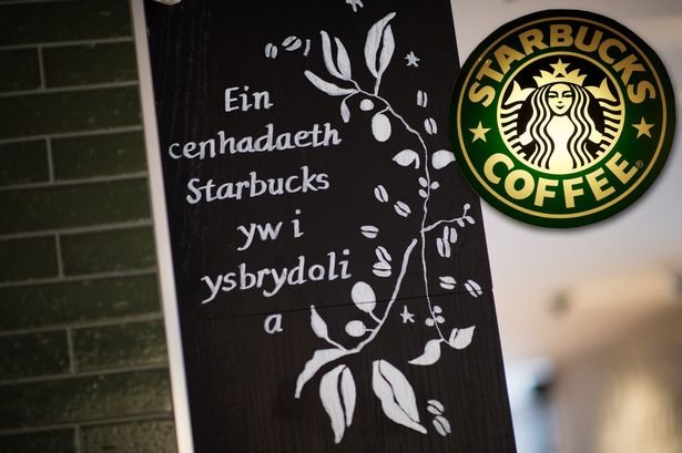 Baffling translations at Starbucks’ new Aberystwyth branch